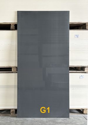 G1 - Tấm nhựa 3 lớp bóng màu ghi