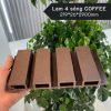 Lam Sóng Nhựa Ngoài Trời WPC Lam NT 4 Sóng Light Coffe
