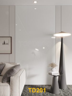 TD201 - Tấm ốp than tre đơn sắc bóng