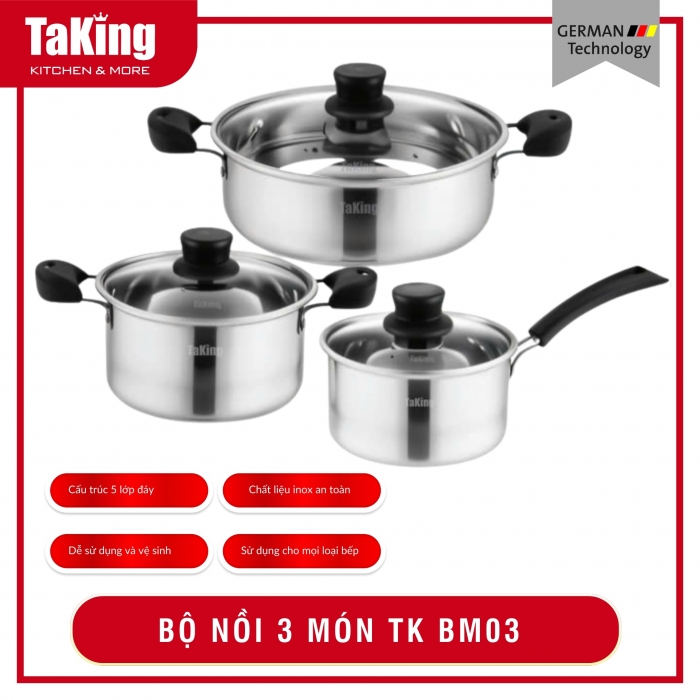 BỘ NỒI 3 MÓN TK-BM03 TAKING