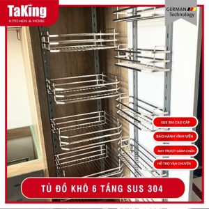 TỦ ĐỒ KHÔ 6 TẦNG TK6H-450 TAKING