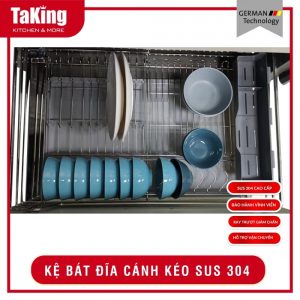 KỆ BÁT ĐĨA NAN DẸT CÁNH KÉO GB900TK TAKING